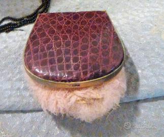 Portacipria in coccodrillo anni 40/50/60