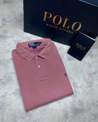 Polo T-Shirt Polo Ralph Lauren Rosa/Lilla (L)