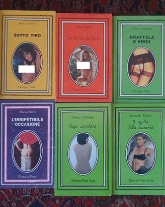 Lotto (8) 10 libri erotici Olympia Press '70 '80