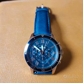Orologio Fossil Grant blu 