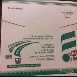 Kit originale Vorwerk Folletto kobold 130/131
