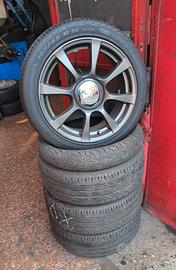 Ruote complete Fiat 500