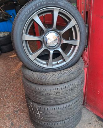 Ruote complete Fiat 500