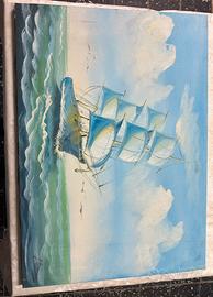 Quadro VELIERO su tela