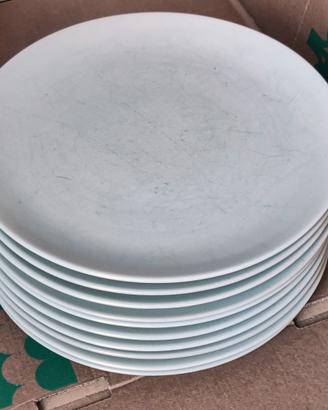 10 piatti ø26cm grigio chiaro + 7 piatti ø23cm