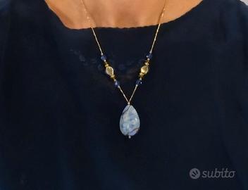 Collier con pendente in vetro di Murano