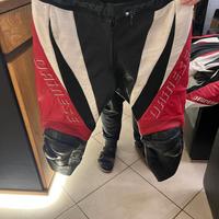 giacca e pantalone in pelle Dainese Tg.58