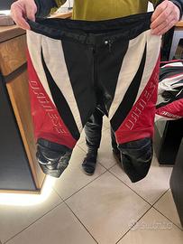 giacca e pantalone in pelle Dainese Tg.58