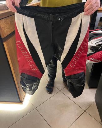 giacca e pantalone in pelle Dainese Tg.58