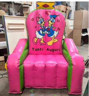 Trono Gonfiabile Disney