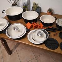 Set pentole e padelle, Ceramica, Ø16cm - Ø28cm