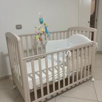 Culla lettino bebex sabbia 0-4 anni
