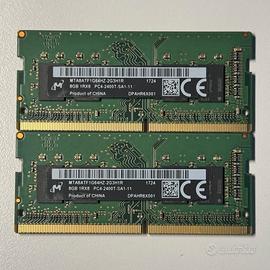 RAM laptop DDR4 SODIMM 2x8 GB 2400MHz - TOT 16GB