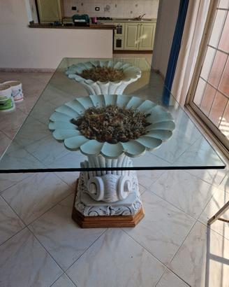 tavolo in cristallo 