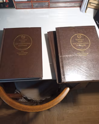 Webster's dizionario in inglese 3 volumi 