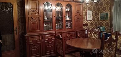 sala da pranzo, cameretta e cucina