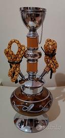 Narghilè in vetro/metallo