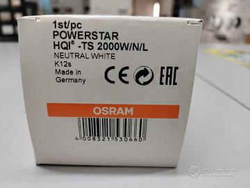 Lampada alogena Osram HQI−TS 2000W - N - L