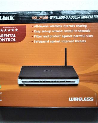 D-Link DSL-2640B Wireless G ADSL2 + Modem Router