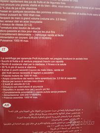 estrattore di succo di frutta verdura