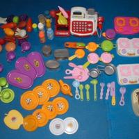 Lotto +50 pz set cucina negozio cassa frullatore