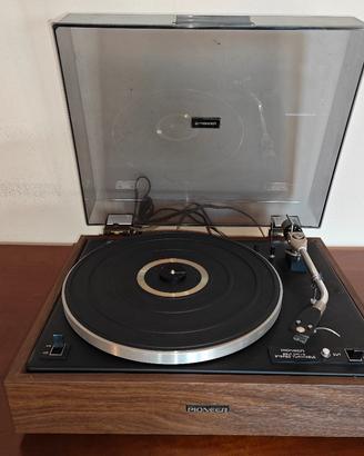 impianto Pioneer hi fi giradischi completo 