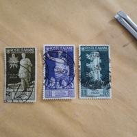 3 francobolli regno d'Italia del 1939