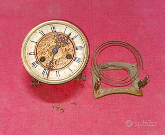 Antico meccanismo orologio a pendolo primi '900 - Collezionismo In vendita  a Napoli