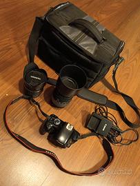 Canon EOS 450D + Sigma 70-300 + Tamron 17-70