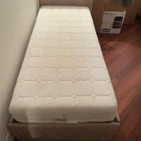 Struttura lettino singolo con doppio materasso