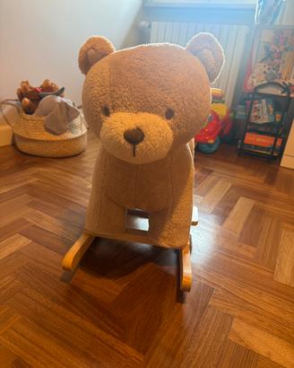 Orsetto a dondolo in peluche