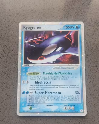 Kyogre Ex Holo Ex Hidden Legends Ita Carta Pokemon