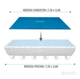Telo Intex 28017 termico per piscina 732x366 cm