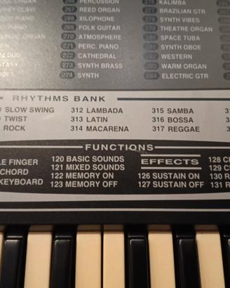 TASTIERA "FARFISA" F496 originale
