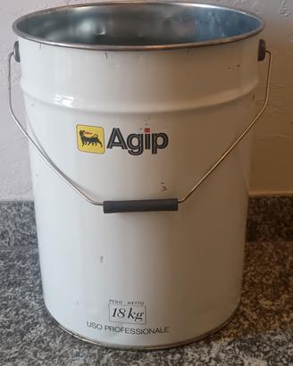 Bidone vintage AGIP