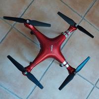 DRONE "SYMA X8HG" DI COLORE ROSSO