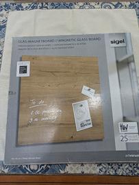 lavagna in vetro magnetica sigel
