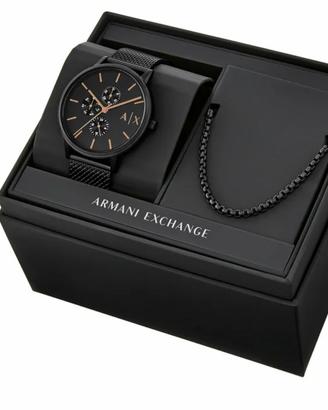 Set regal o Armani exchange orologio + collana