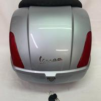 Bauletto posteriore grigio originale per Vespa GTS