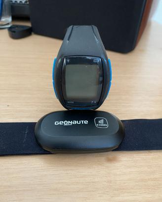 Orologio cardiofrequenzimetro Geonaute e fascia to