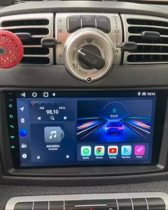 AUTORADIO/STEREO 2 DIN DEDICATO PER SMART 451 9 PO