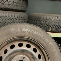 4 gomme Michelin alpin 185/60 R14 11/2021 +cerchi