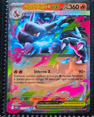 Carta Pokemon Mega Charizard Ex Rara Italiano