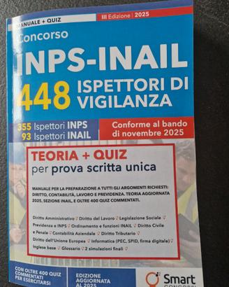 Libro per concorso inps inail