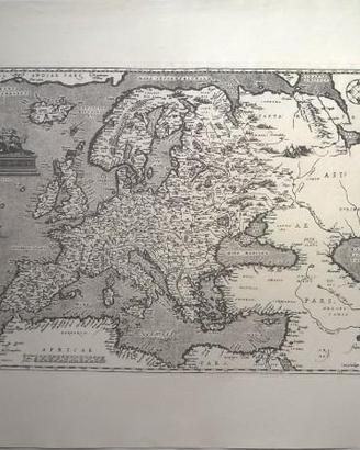 Stampe antiche carte geografiche mappe Europa