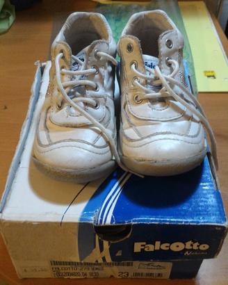 Scarpe Falcotto per bimbi bianche taglia 23