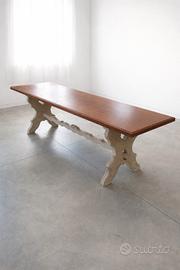 tavolo taverna grandi dimensioni rustico vintage 