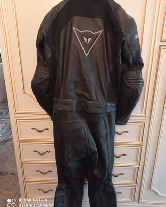 Tuta moto pelle