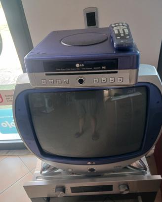 TV LG VINTAGE CON VIDEOREGISTRATORE 