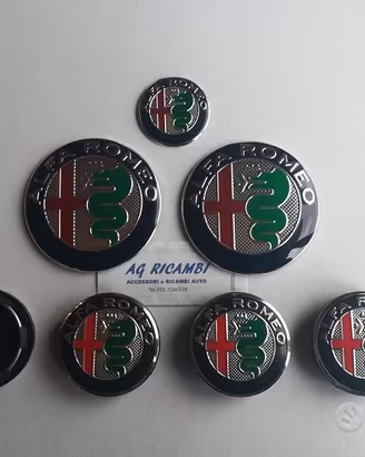 Set stemma e coprimozzo My 2016 Mito 147 Gt 156